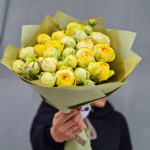 «Сердце из 9 крупных роз» - магазин цветов «Лепесток» в Курске