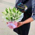 «сердце из 23 красно-белых роз» - магазин цветов «Лепесток» в Курске