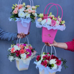 Букет розовых роз «Стиль №2» - магазин цветов «Лепесток» в Курске